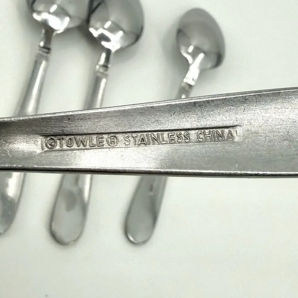 Towle Ariel Satin Teaspoons 6-3/8